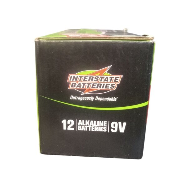 Interstate Batteries Workaholic 9V Alkaline 11 Count Proven Performance - Picture 3 of 5